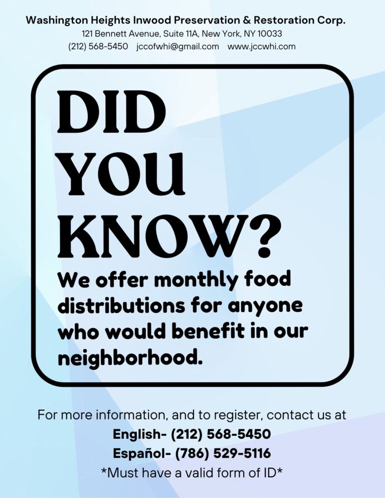 Did you know Food distribution flyer