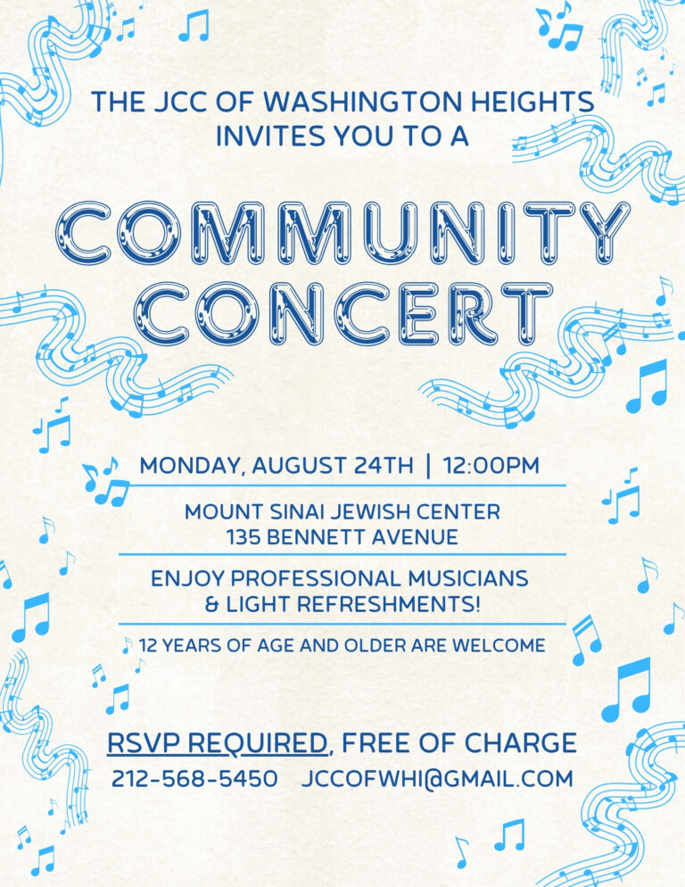 Community concert August 2026